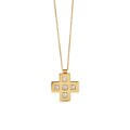 Square princess diamond cross