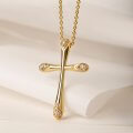 Cross with rounded diamond edges