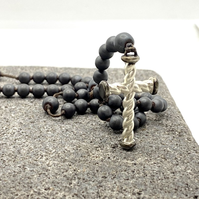 twisted cross necklace