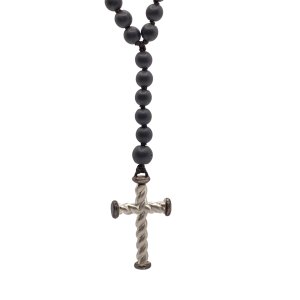 twisted cross pendant