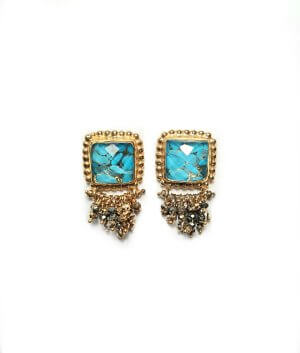 Turquoise dangling earrings