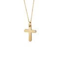 Unisex minimal cross pendant