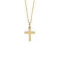 Unisex minimal cross pendant