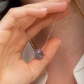 London blue topaz necklace with sapphires